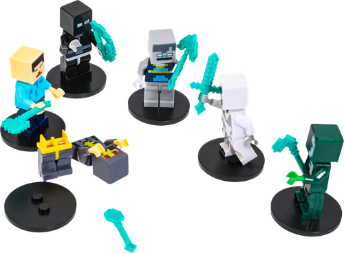 

Конструктор ГОРОД МАСТЕРОВ Мой мир Набор из 6-ти фигурок, 1шт в ассортименте