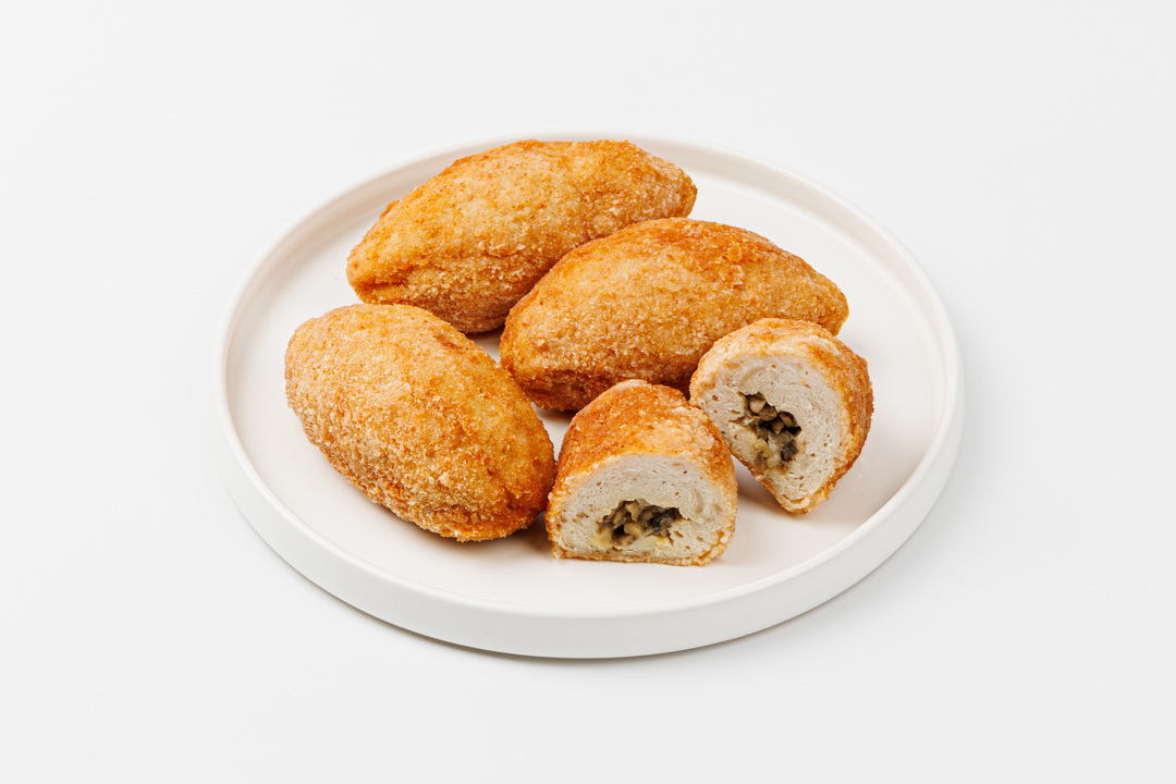 

Котлеты из курицы ВкусВилл с начинкой из шампиньонов и сливочного масла запеченные заморозка 400 г
