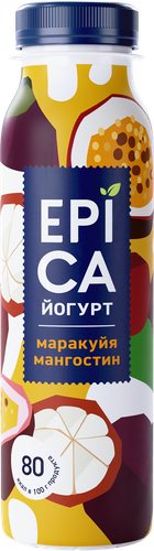 

Йогурт питьевой Epica 2.5% маракуйя-мангостин 260 г