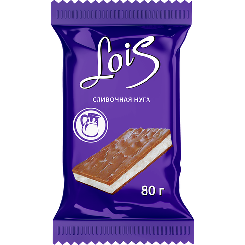 Плитка кондитерская Lois Невский кондитер со сливочной нугой 80 г