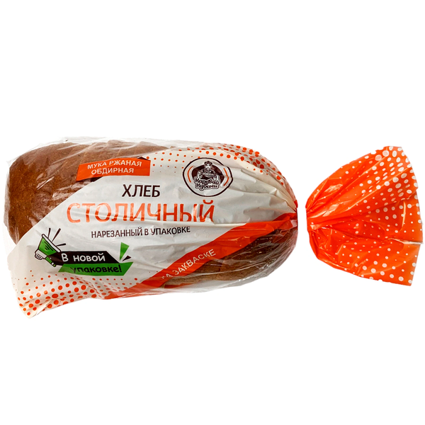 Хлеб Краснодарский хлебозавод №6 Столичный подовый нарезка 450 г