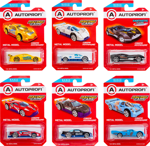 

Игрушка Autoprofi Машинка коллекционная Basic 1:64,1 шт., модель в ассортименте