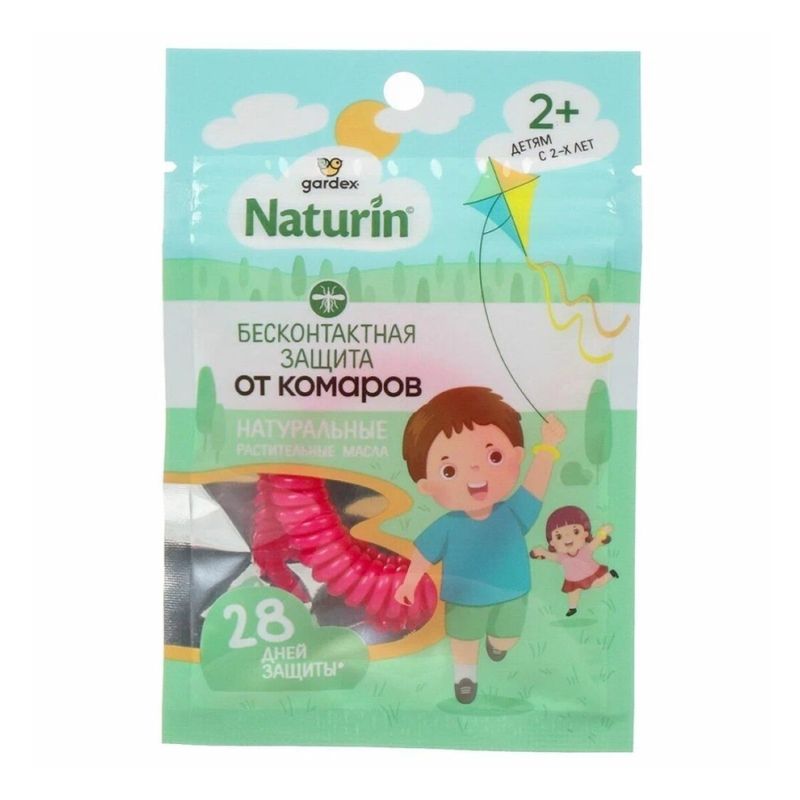 

Браслет репеллентный Gardex Naturin от комаров с 2-х лет 1 шт. цвет в ассортименте