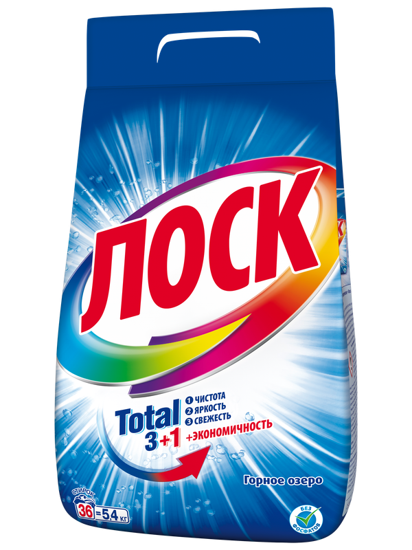 

Стиральный порошок Лоск Горное озеро, 5.4 кг
