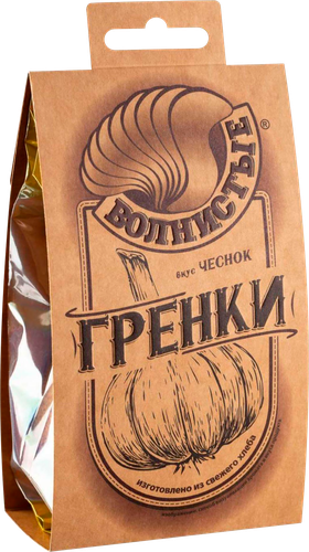 

Гренки Волнистые с чесноком 75 г