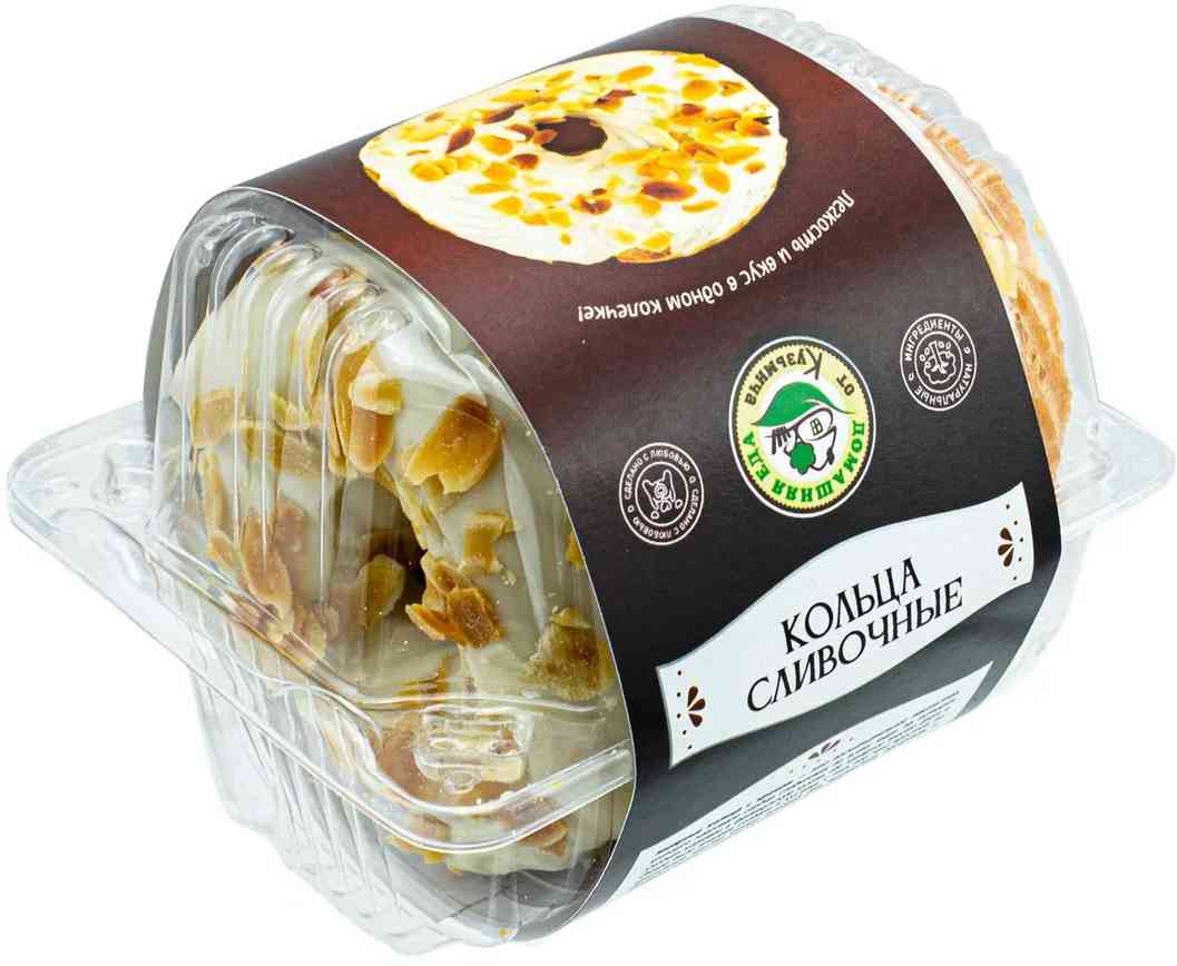 

Кольца сливочные Домашняя еда от Кузьмича 240 г