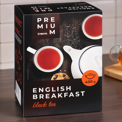 

Чай черный ЛЕНТА PREMIUM Английский завтрак