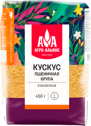 

Кускус Агро-Альянс Экстра 450 г