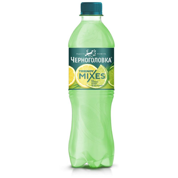 Газировка Черноголовка Лимон-лайм-лемонграсс 0,5 