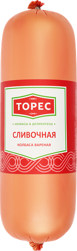 Колбаса вареная Торес Сливочная, вес