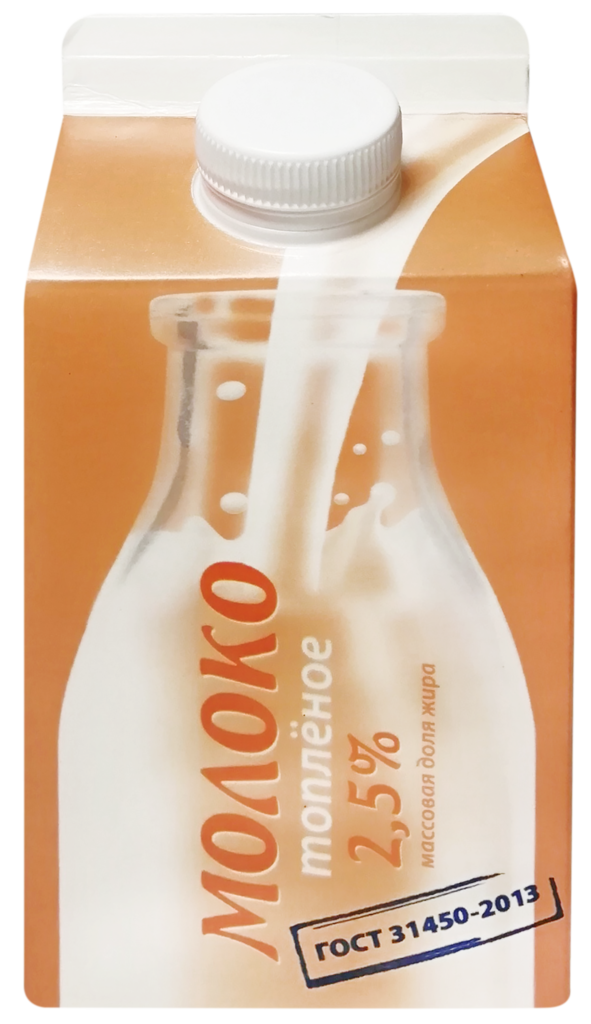 

Молоко топленое Апатитская буренка 2.5% 500 мл