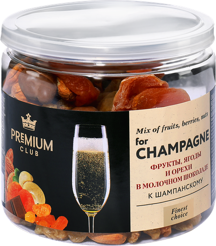 Смесь фруктово-ореховая PREMIUM CLUB К шампанскому, 200г