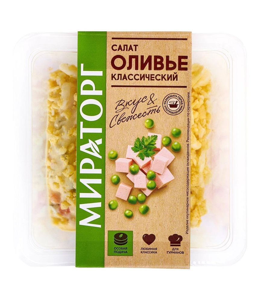 

Салат Оливье Мираторг Классический 190 г