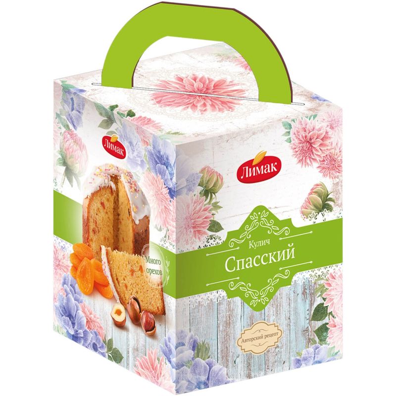 

Кулич Лимак Спасский с орехами 580 г