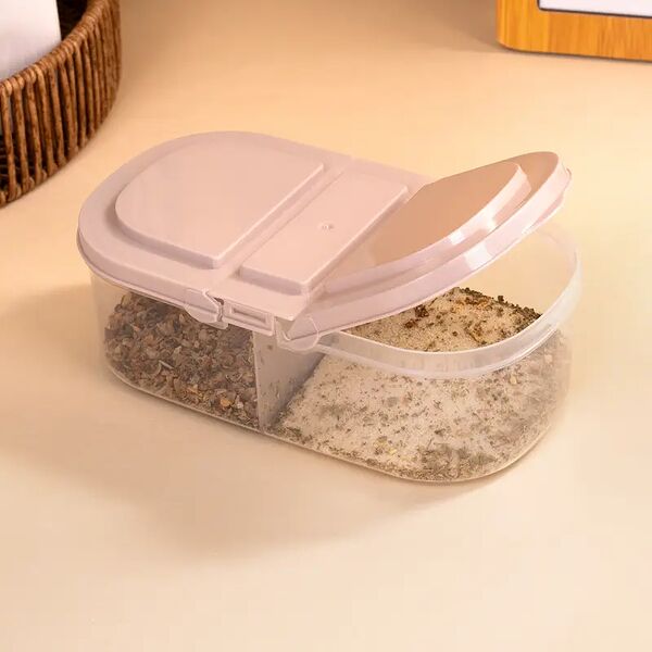 Ёмкость для специй двухсекционная, O`Kitchen, 18,5х10 см, в ассортименте