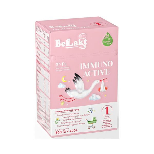 Смесь сухая молочная Беллакт Immuno Active 1 800г ДП