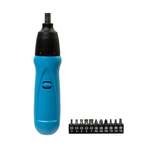 Отвёртка электрическая с битами, Master Hand, 11 шт., в ассортименте