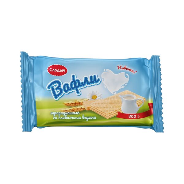 Вафли Традиционные со сливочным вкусом 100г