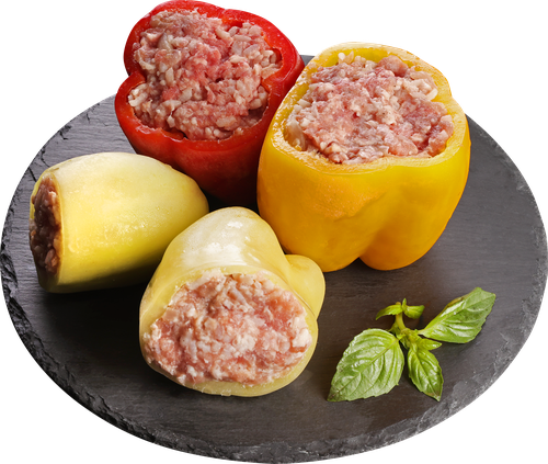 

Перец Лента Fresh фаршированный мясом и рисом замороженный вес