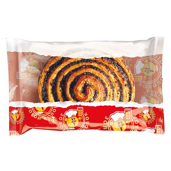 Слойка Владимирский ХК Улитка с маковой начинкой 60 г