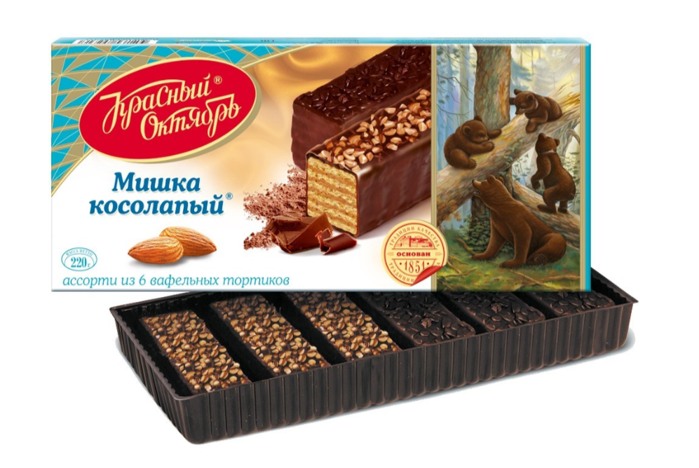 

Торт Красный Октябрь Мишка косолапый 220 г