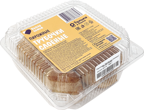 

Пирожные слоеные Выбор семьи Трубочки 120 г