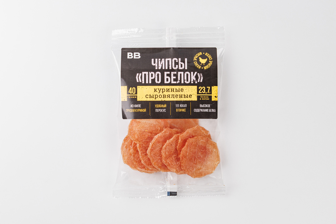 

Чипсы куриные ВкусВилл Про белок 40 г