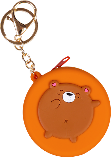 

Монетница-брелок Крок&Дилли круглая 1 шт. дизайн в ассортименте