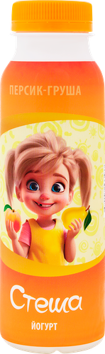 Йогурт Джанкойское молоко персик-груша 1.5% ПЭТ без змж 260 мл