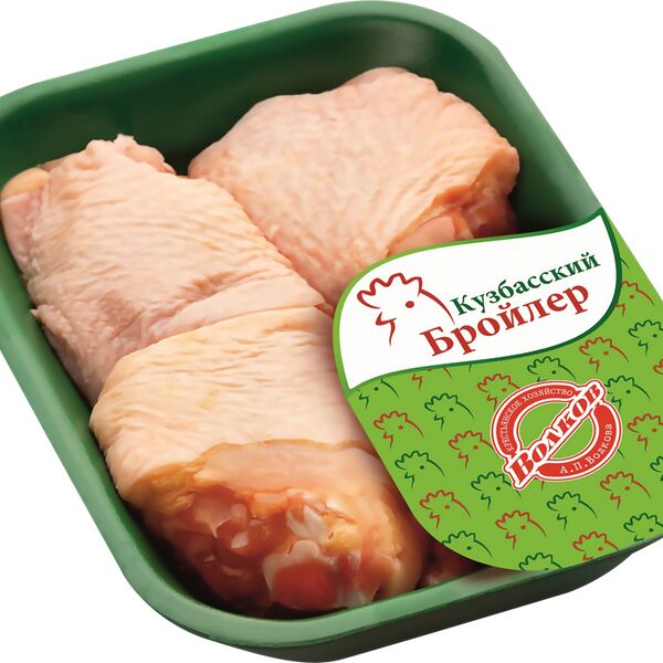 Бедро цыпленка-бройлера Кузбасский бройлер охлажденное, вес