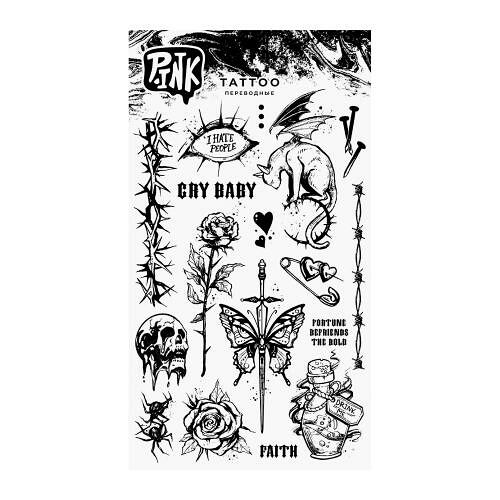 Наклейки-тату P.ink Готика переводные