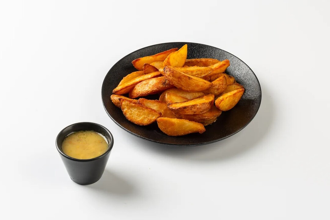 

Картофельные дольки ВкусВилл с медово-горчичным соусом 220 г