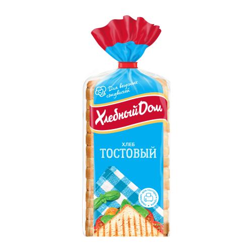 

Хлеб пшеничный Хлебный дом Тостовый в нарезке 500 г
