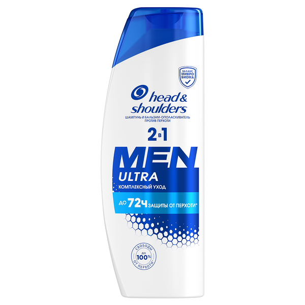 Шампунь-бальзам Head&Shoulders Men Ultra 2в1 против перхоти 360 мл