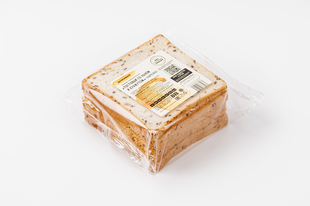 

Изделие х/б "Тостовый с льном и кунжутом", нарезка