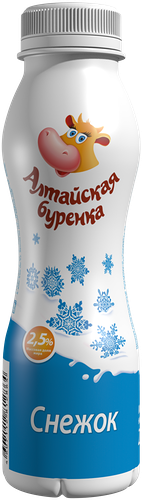 Снежок Алтайская Буренка 2.5% 300 мл