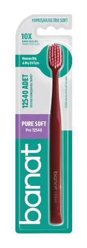 

Зубная щетка Banat Pro 12540 ультра мягкая цвет в ассортименте 1 шт