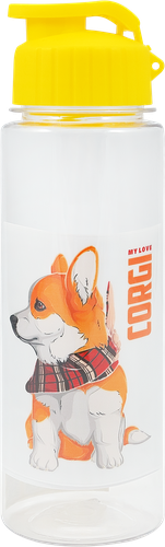 

Бутылка для воды 1 шт дизайн в ассортименте 17.5x7 см 450 мл