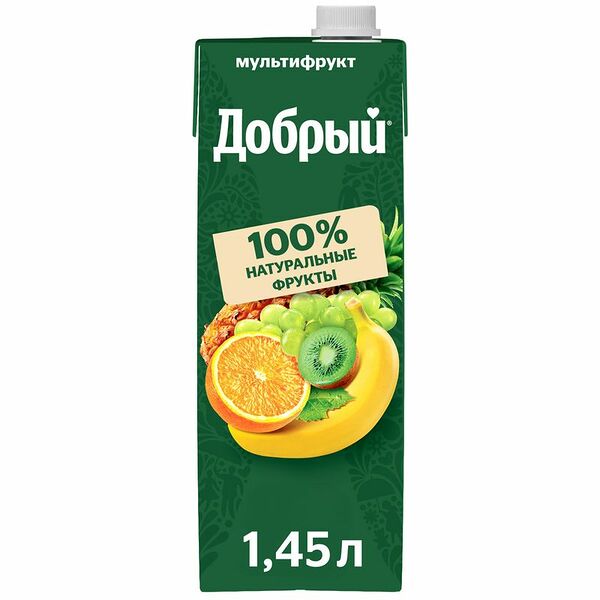 Нектар Добрый Мультифрукт 1.45 л
