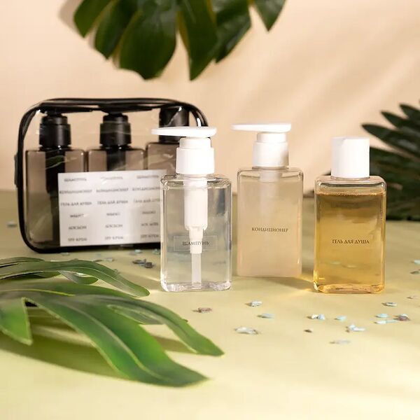 Набор дорожных флаконов, For Travel, 100 мл, 3 шт., в ассортименте