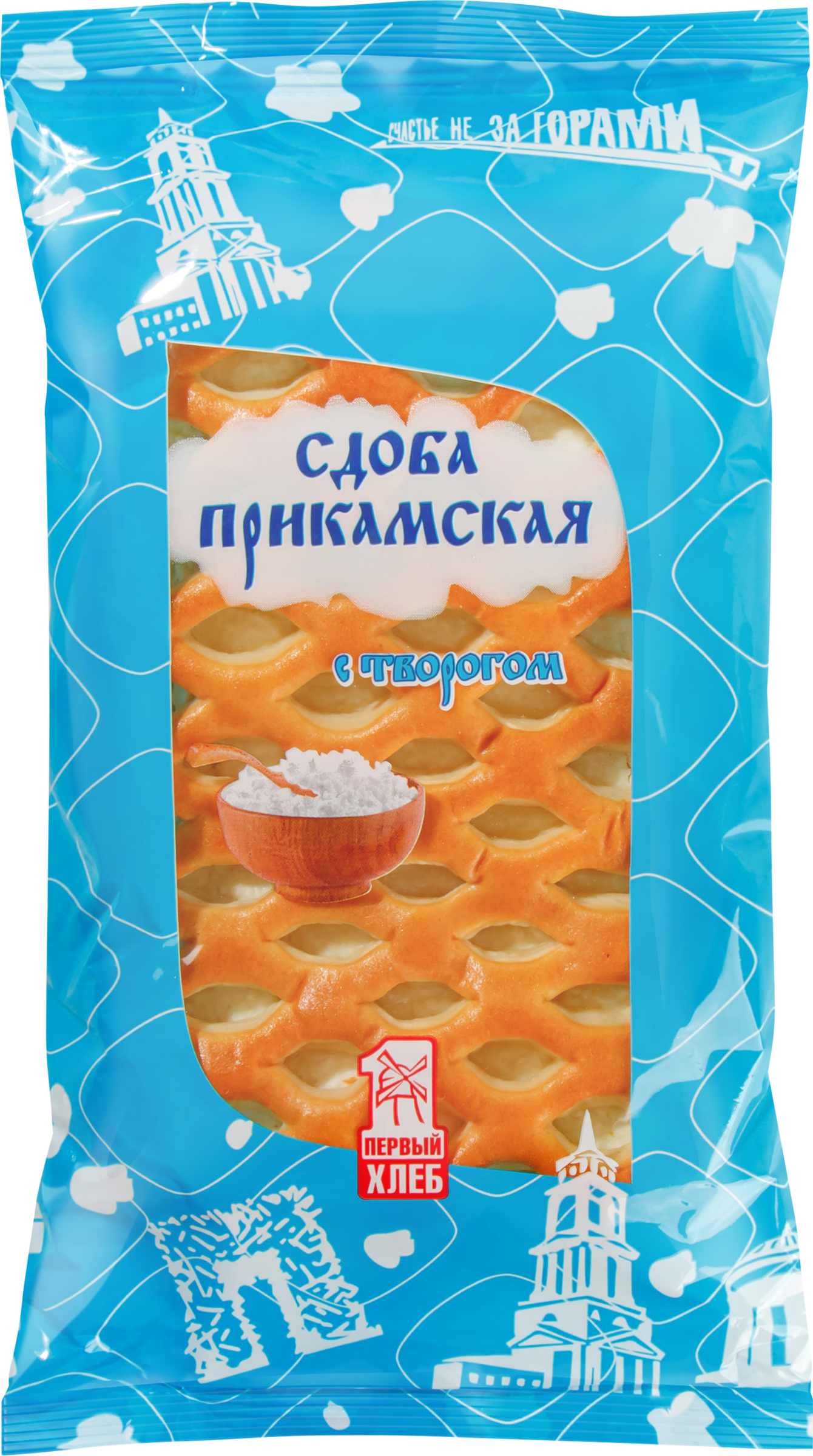 

Сдоба Первый хлеб Прикамская с творогом 150 г