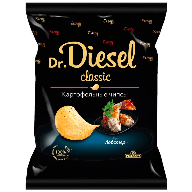 

Чипсы Dr.Diesel из натурального картофеля лобстер 120 г