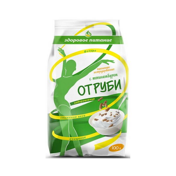 Отруби Здор. питание экстр.пшен.с топинамбуром 100гр
