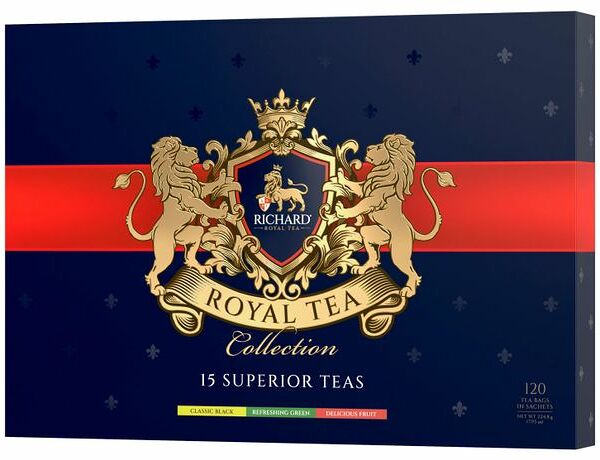 Чайный набор Richard Royal Tea Collection ассорти в пакетиках 120 шт, 230.4 г