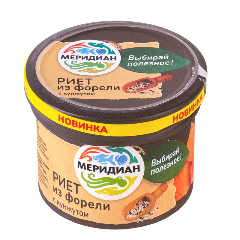 

Риет из форели Меридиан с кунжутом 100 г