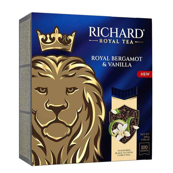 Чай черный Richard Royal Bergamot&Vanilla 100 шт. х 2 г