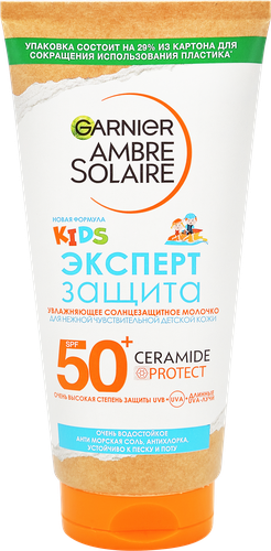 

Молочко солнцезащитное для лица и тела Garnier Ambre Solaire Эксперт Защита SPF 50+ 175 мл