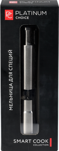 

Мельница для специй Platinum choice Smart Cook, сталь, акрил