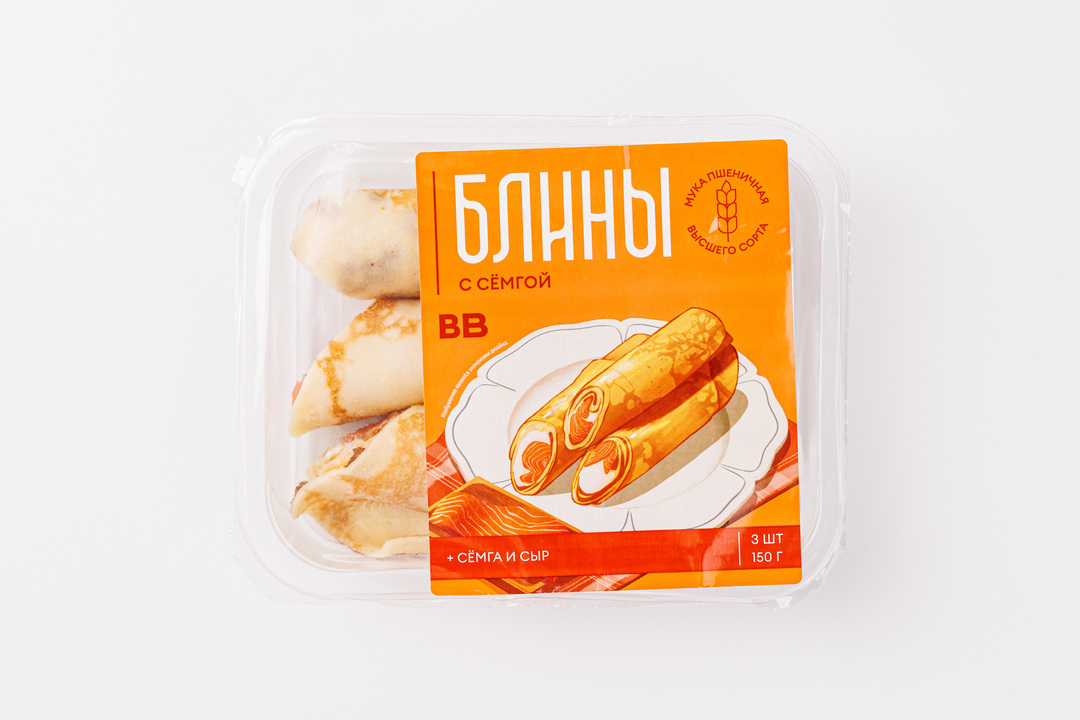

Блины с семгой 150 г