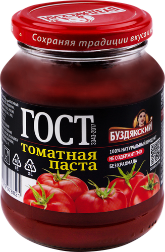 

Паста Буздякский томатная 25% 260г